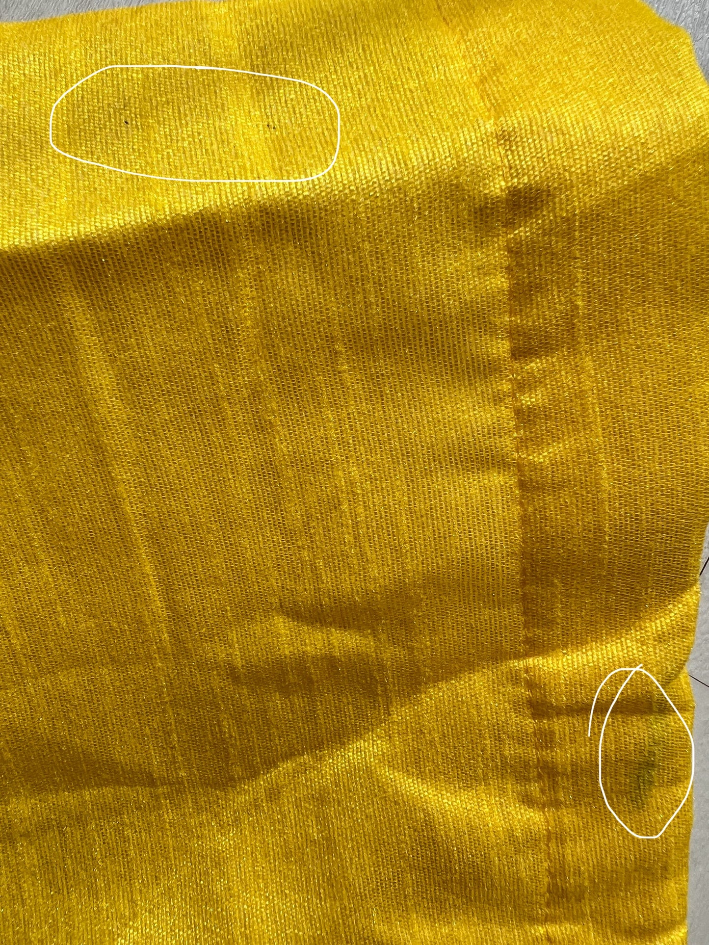 Imperfect Cancan Skirt - Yellow (Waist 38" Length 39")