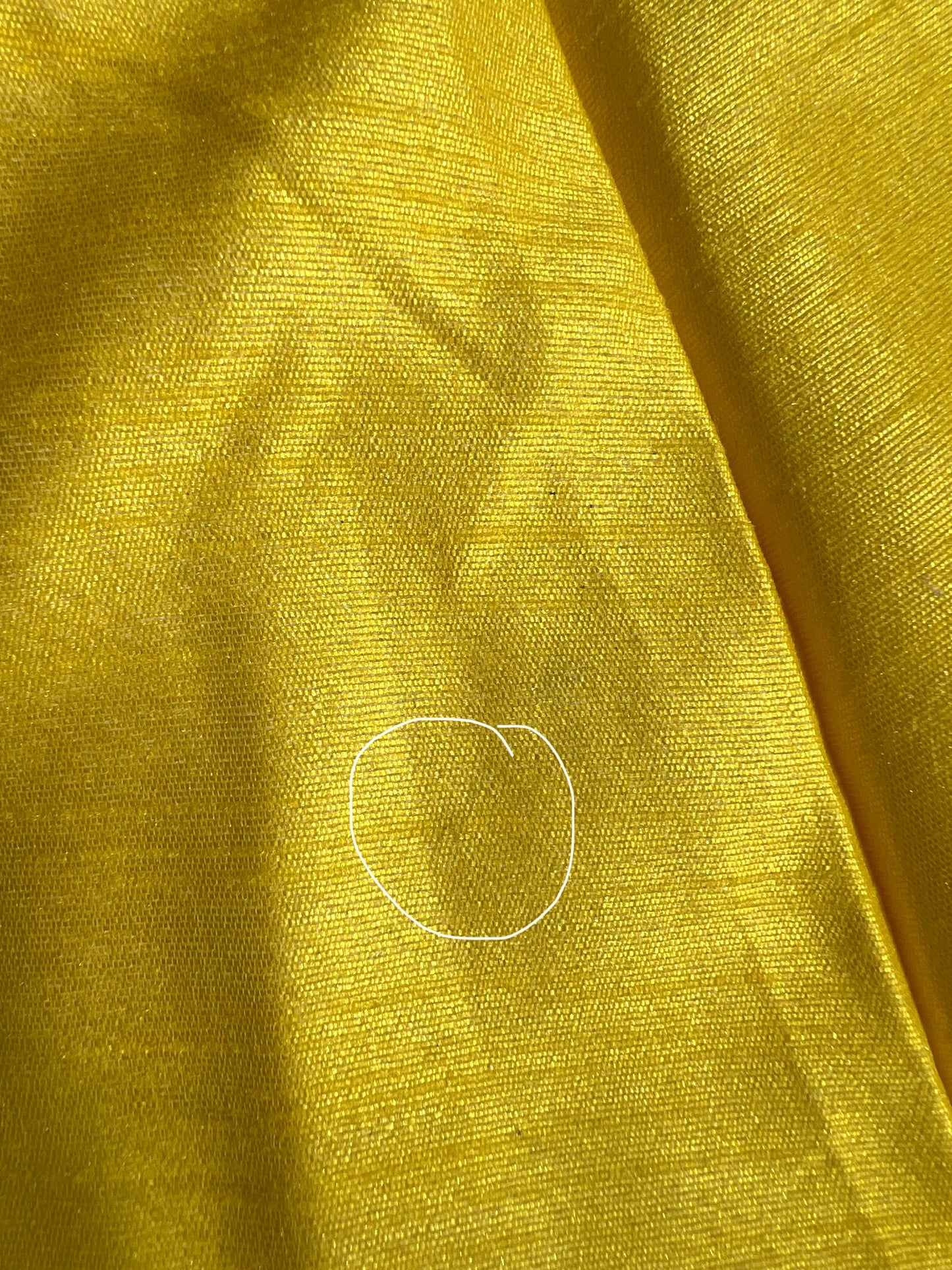 Imperfect Cancan Skirt - Yellow (Waist 38" Length 39")