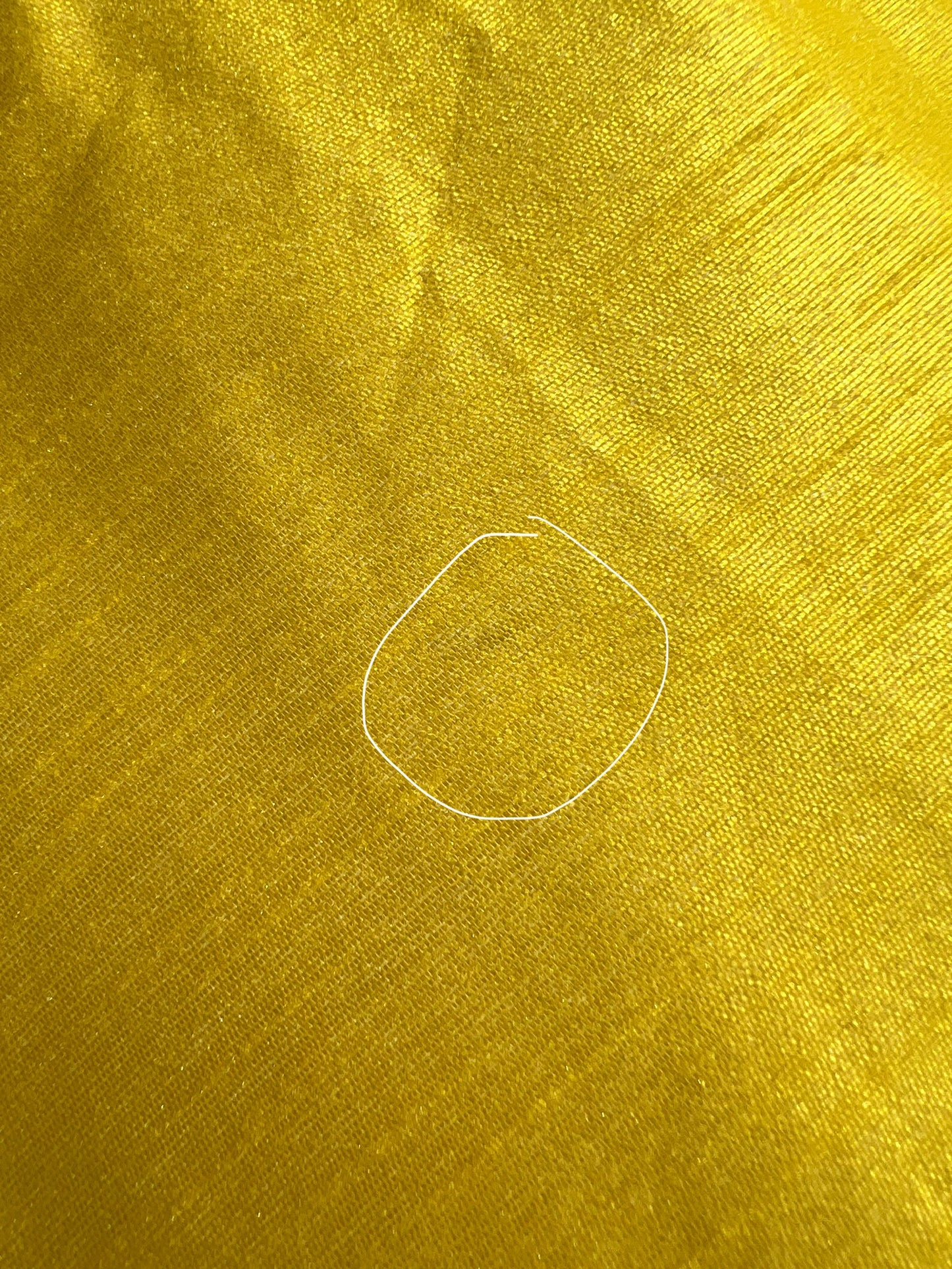 Imperfect Cancan Skirt - Yellow (Waist 38" Length 39")