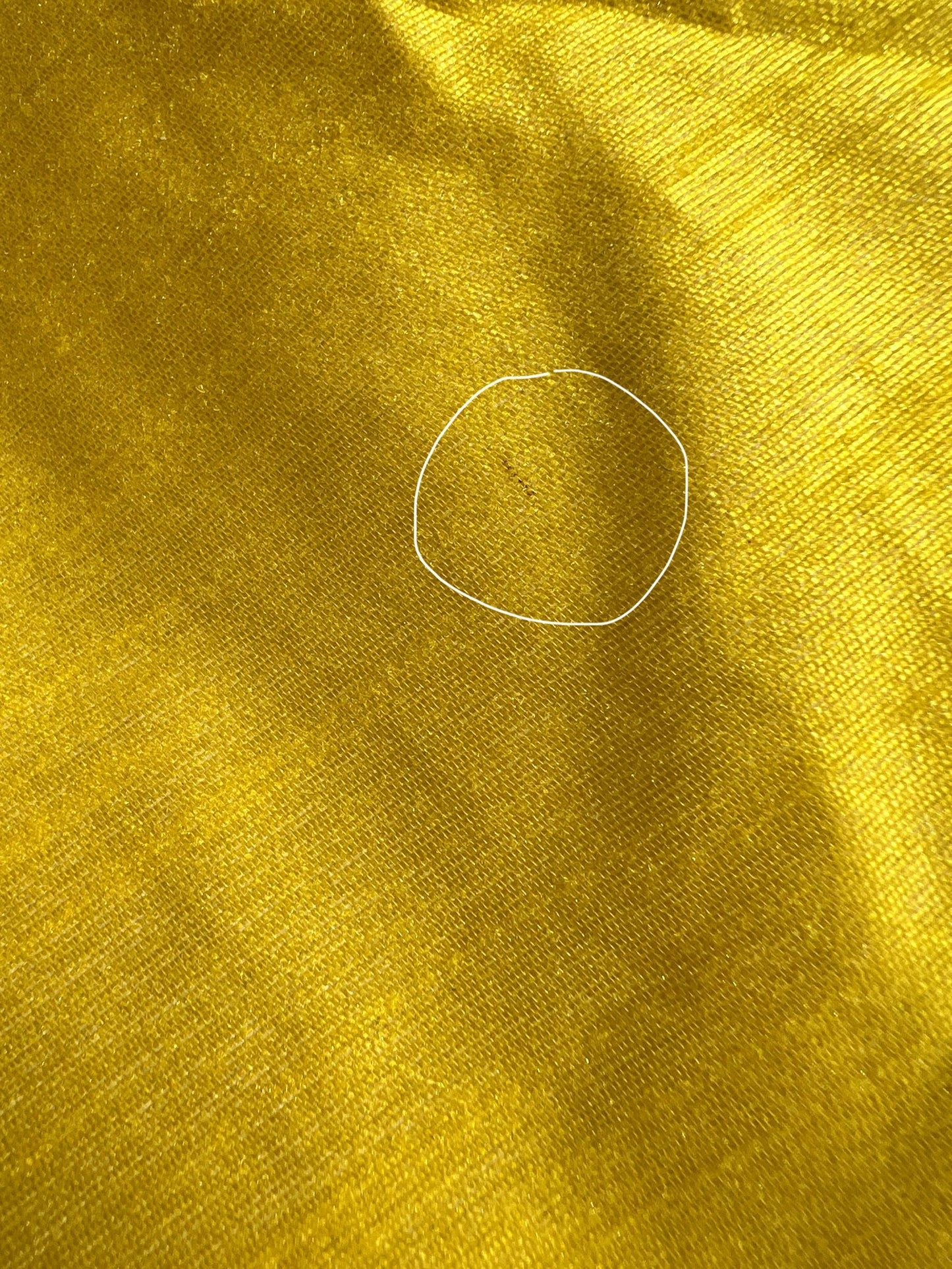 Imperfect Cancan Skirt - Yellow (Waist 38" Length 39")