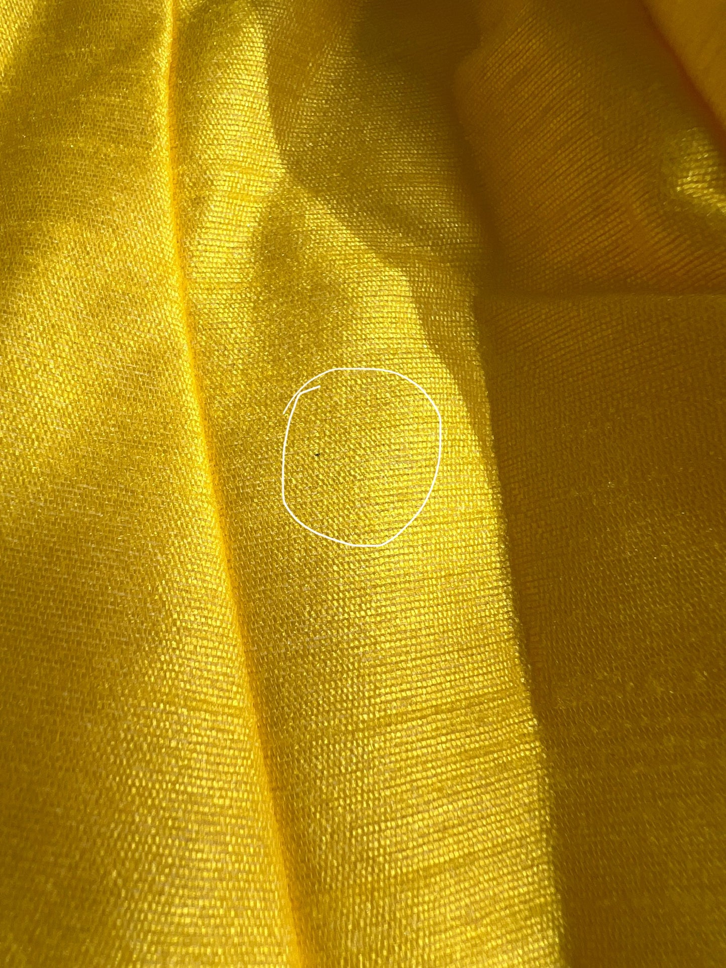 Imperfect Cancan Skirt - Yellow (Waist 38" Length 39")