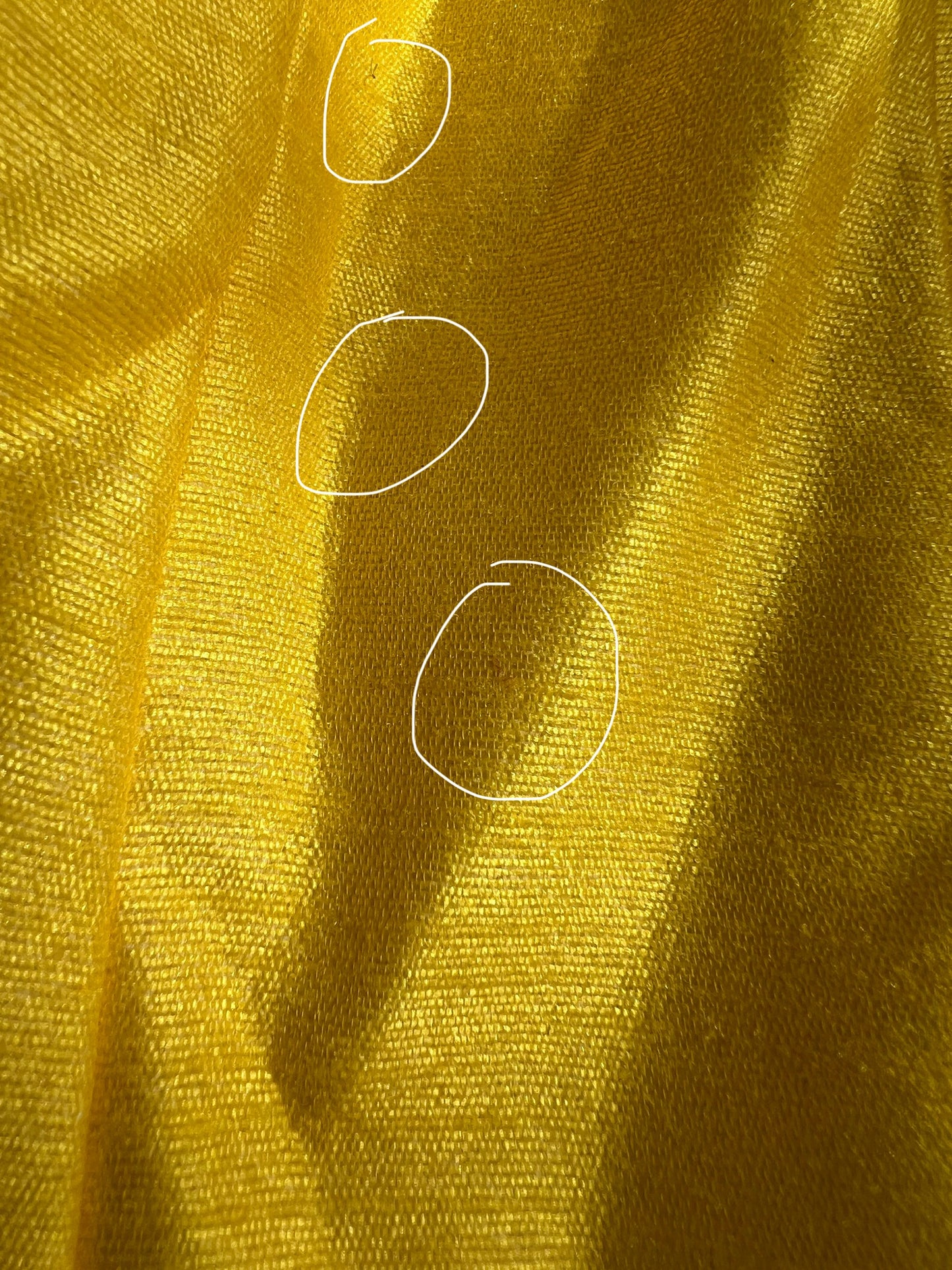 Imperfect Cancan Skirt - Yellow (Waist 38" Length 39")