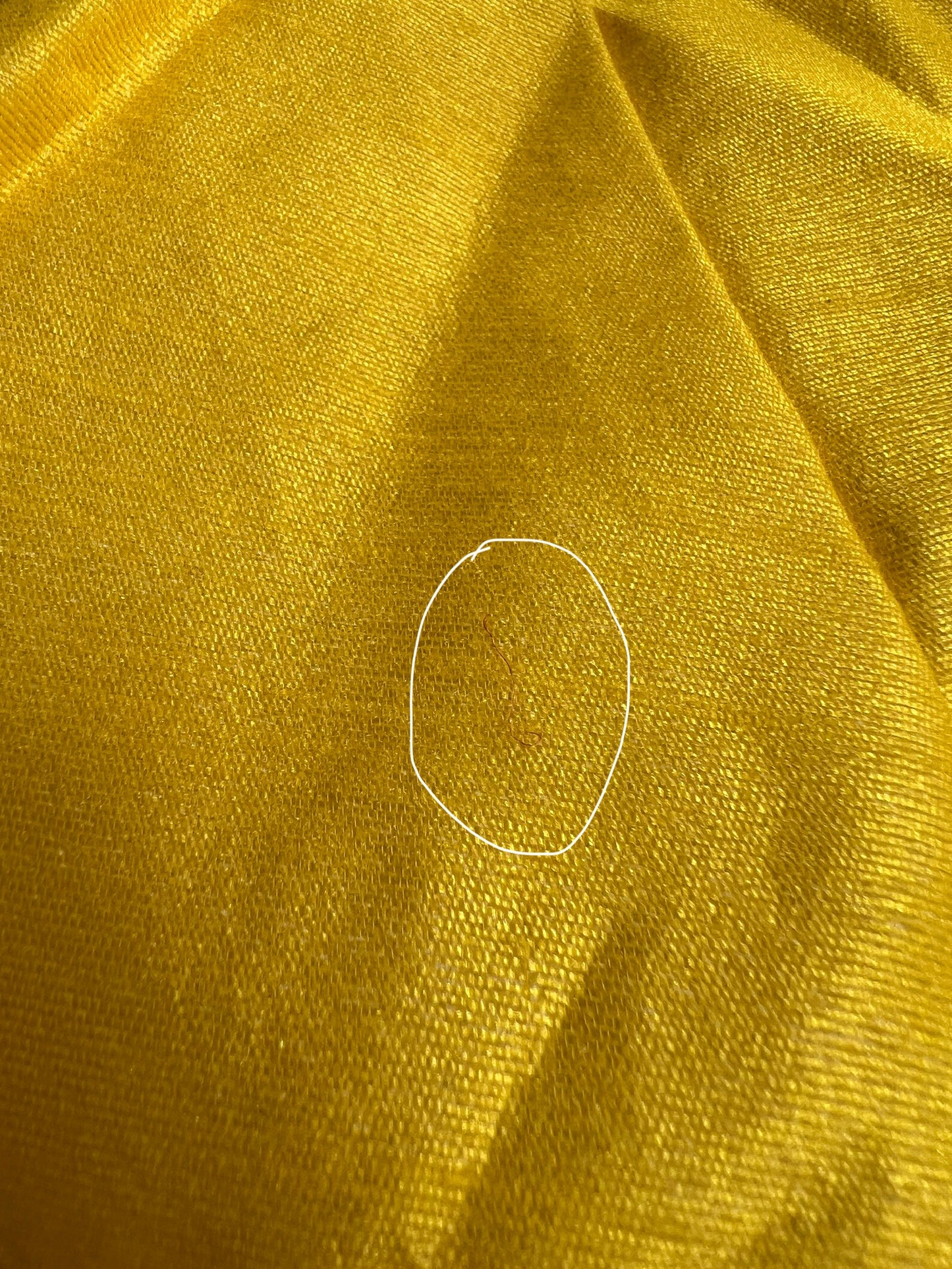 Imperfect Cancan Skirt - Yellow (Waist 38" Length 39")