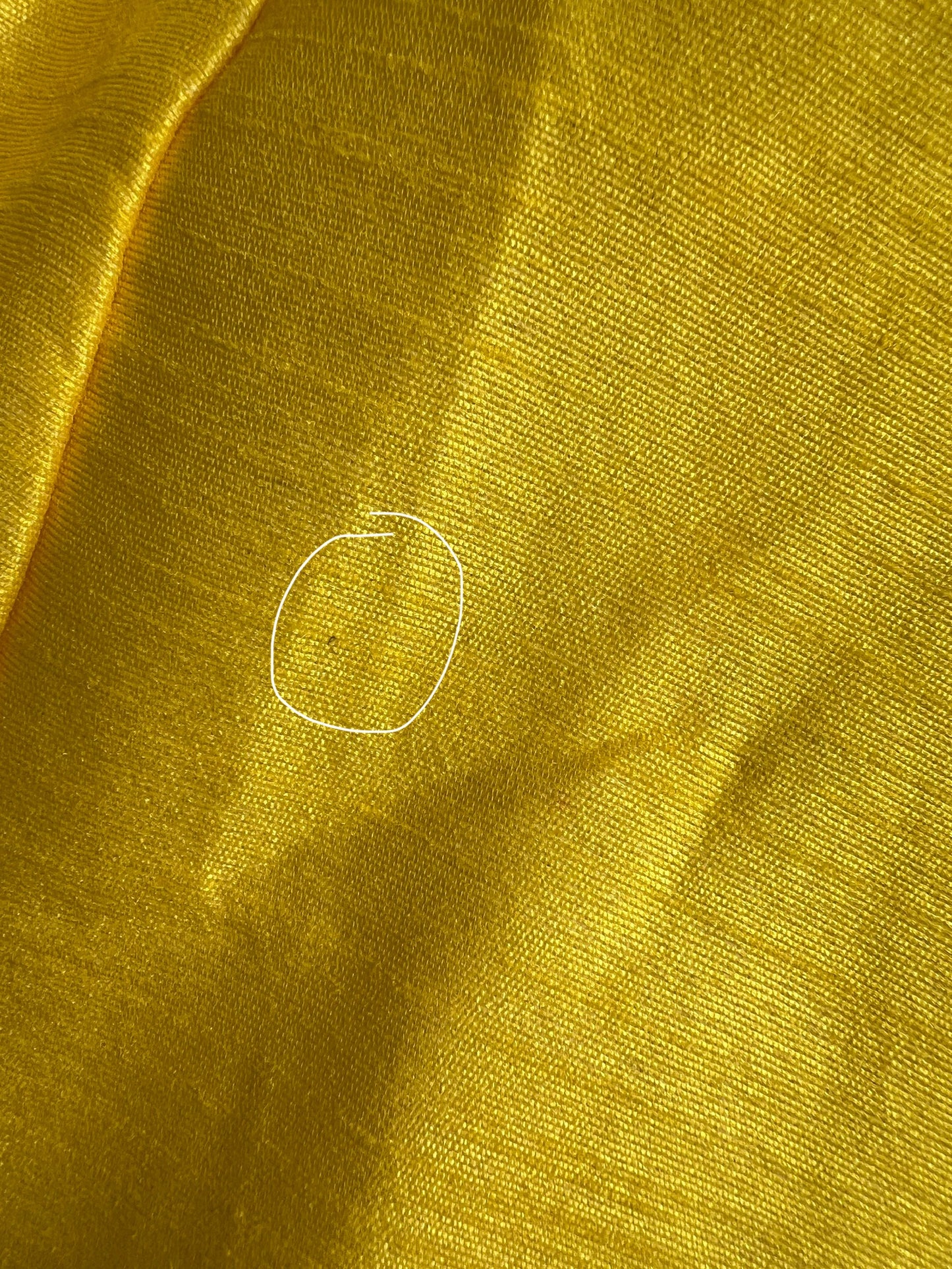 Imperfect Cancan Skirt - Yellow (Waist 38" Length 39")