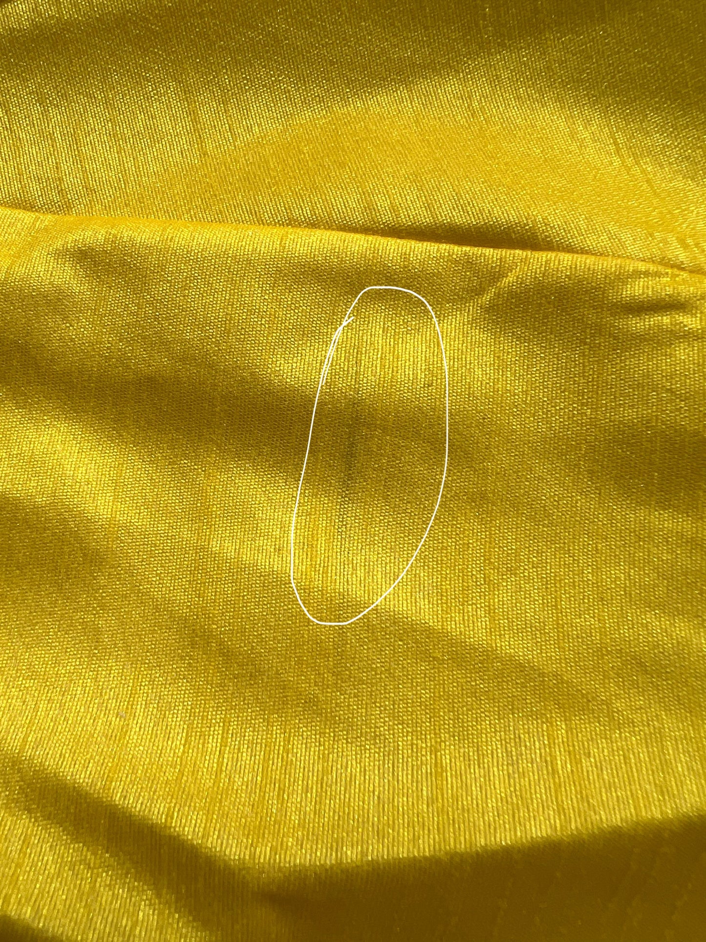 Imperfect Cancan Skirt - Yellow (Waist 38" Length 39")