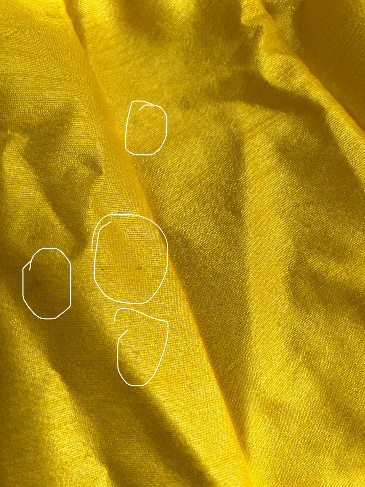 Imperfect Cancan Skirt - Yellow (Waist 38" Length 39")