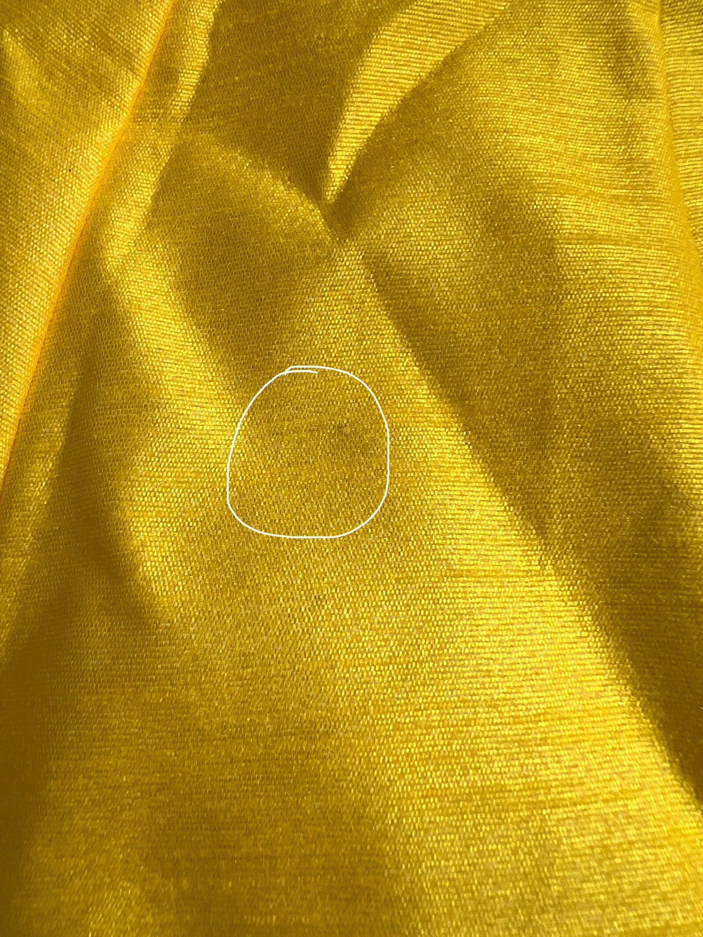 Imperfect Cancan Skirt - Yellow (Waist 38" Length 39")