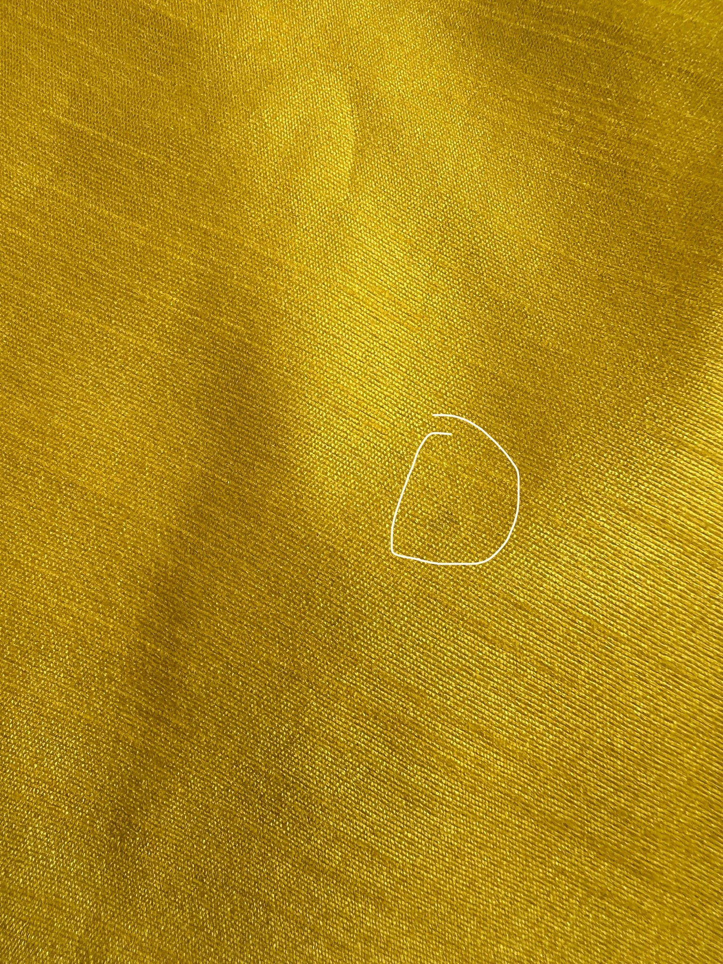 Imperfect Cancan Skirt - Yellow (Waist 38" Length 39")