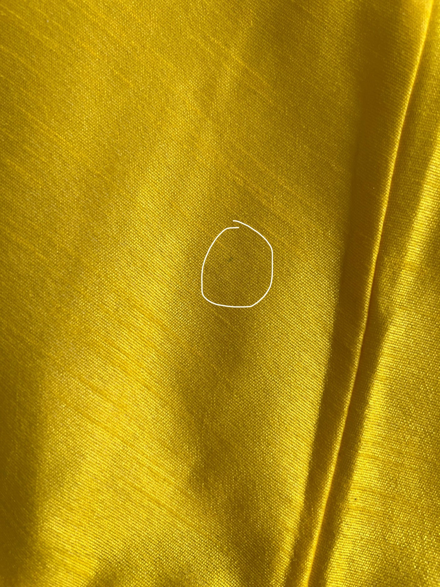 Imperfect Cancan Skirt - Yellow (Waist 38" Length 39")