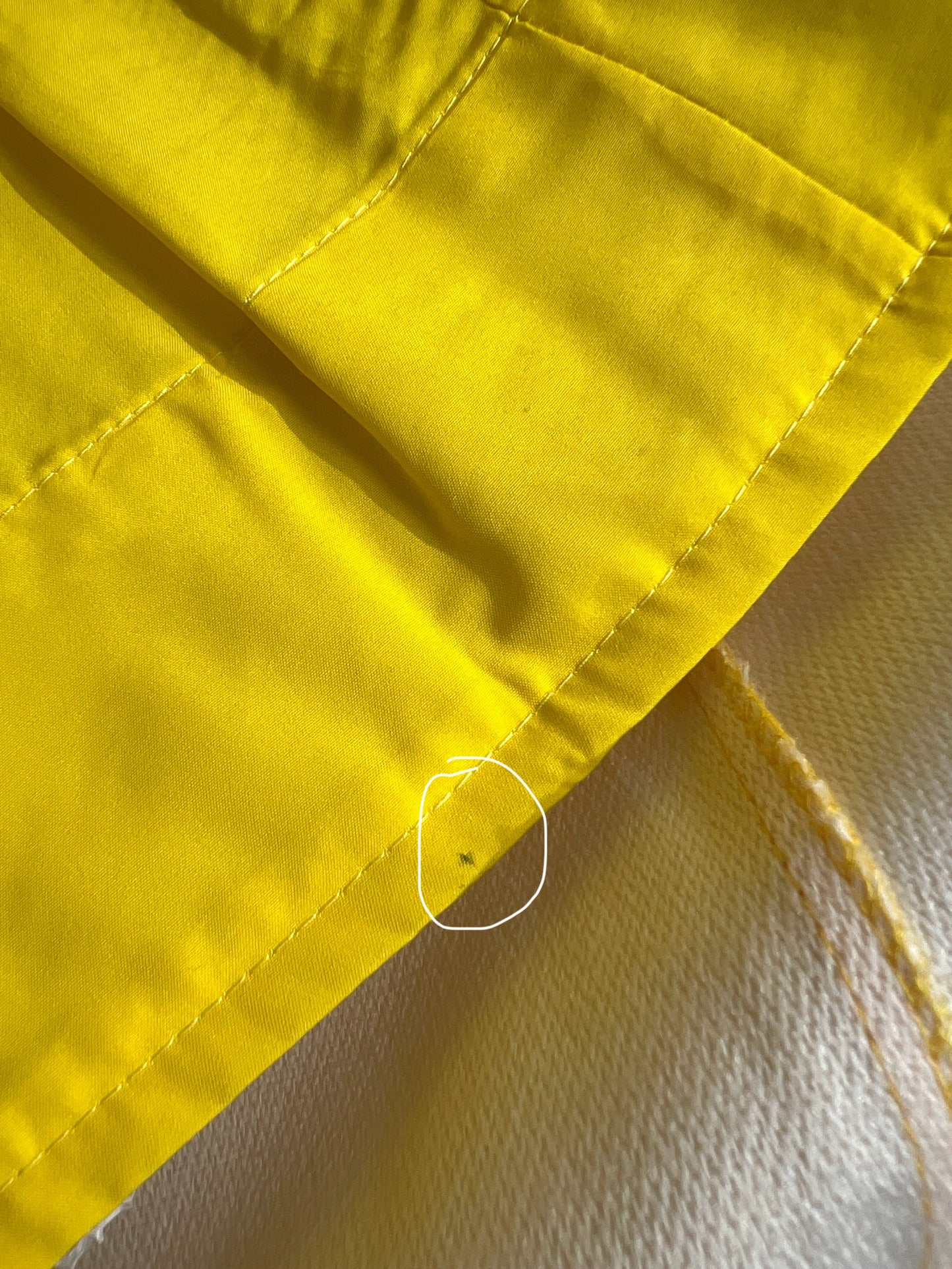 Imperfect Cancan Skirt - Yellow (Waist 38" Length 39")