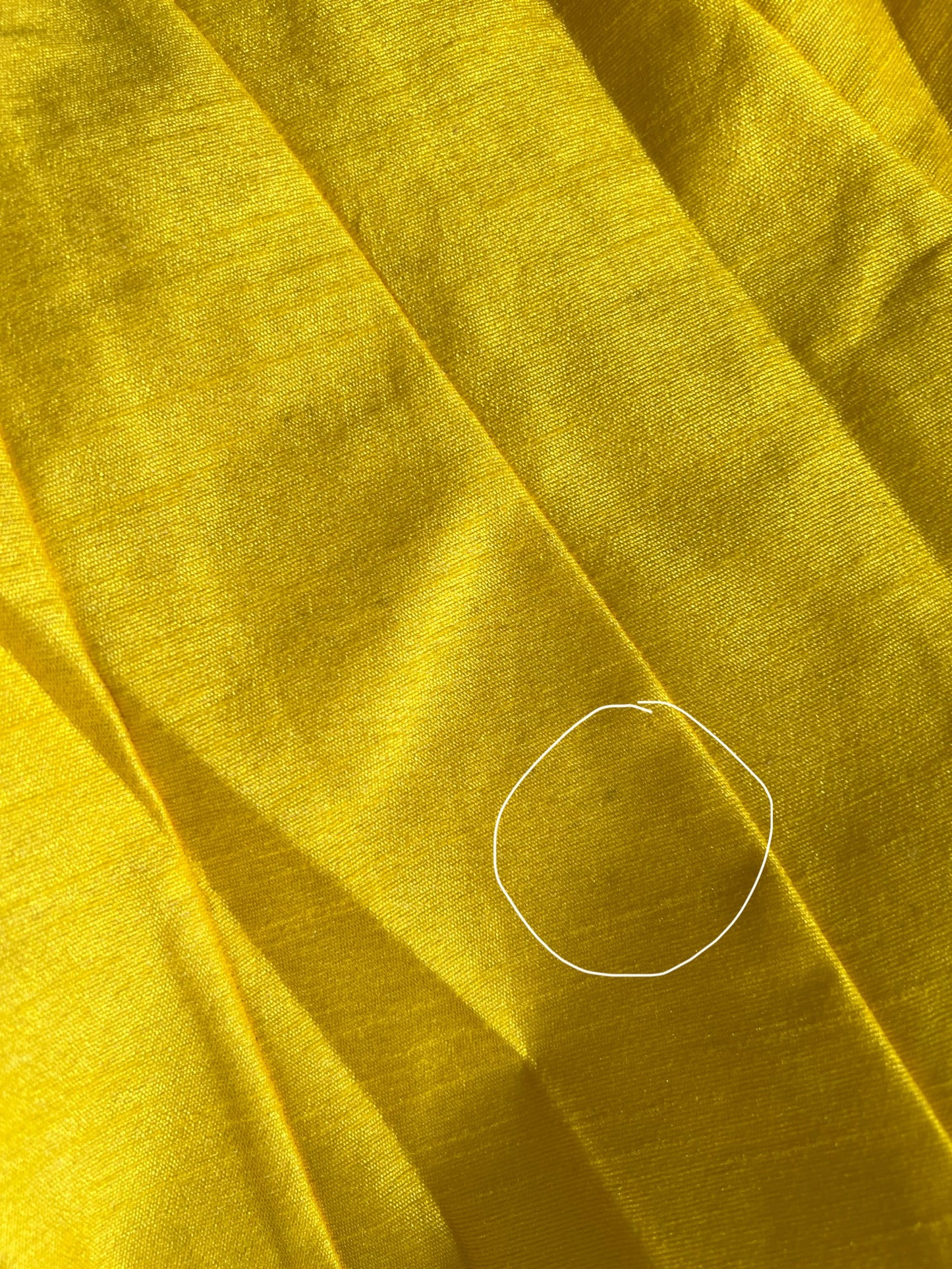 Imperfect Cancan Skirt - Yellow (Waist 36" Length 36")