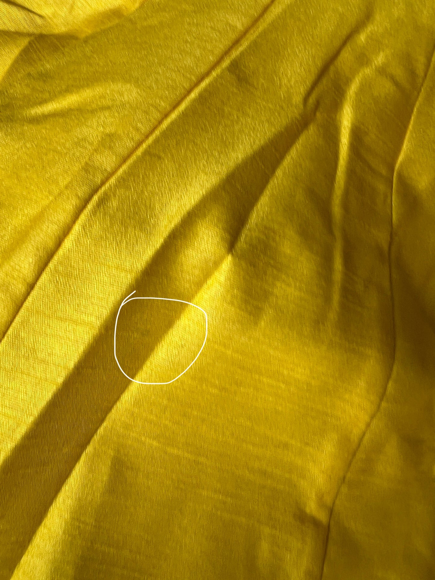 Imperfect Cancan Skirt - Yellow (Waist 36" Length 36")