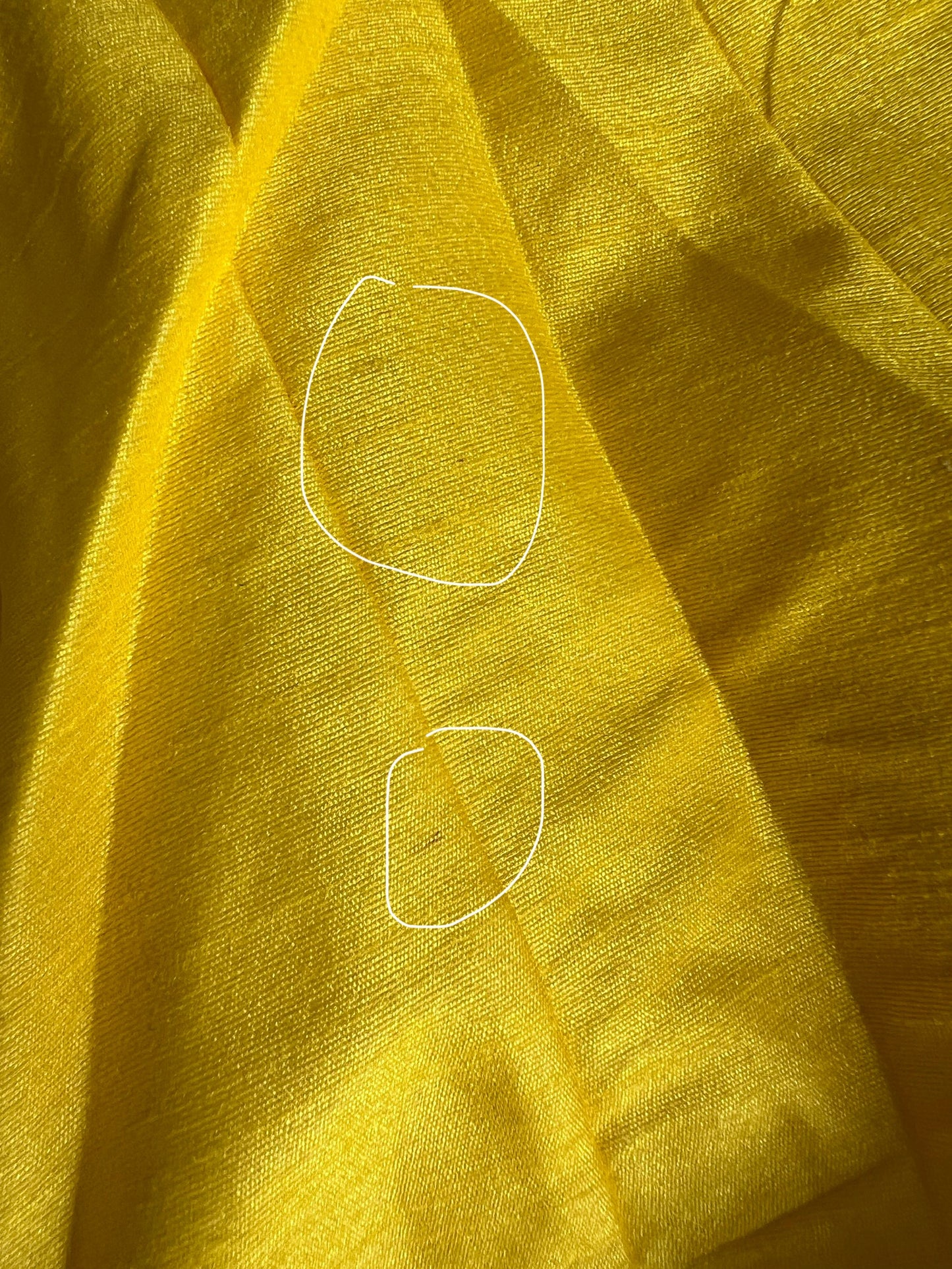 Imperfect Cancan Skirt - Yellow (Waist 36" Length 36")