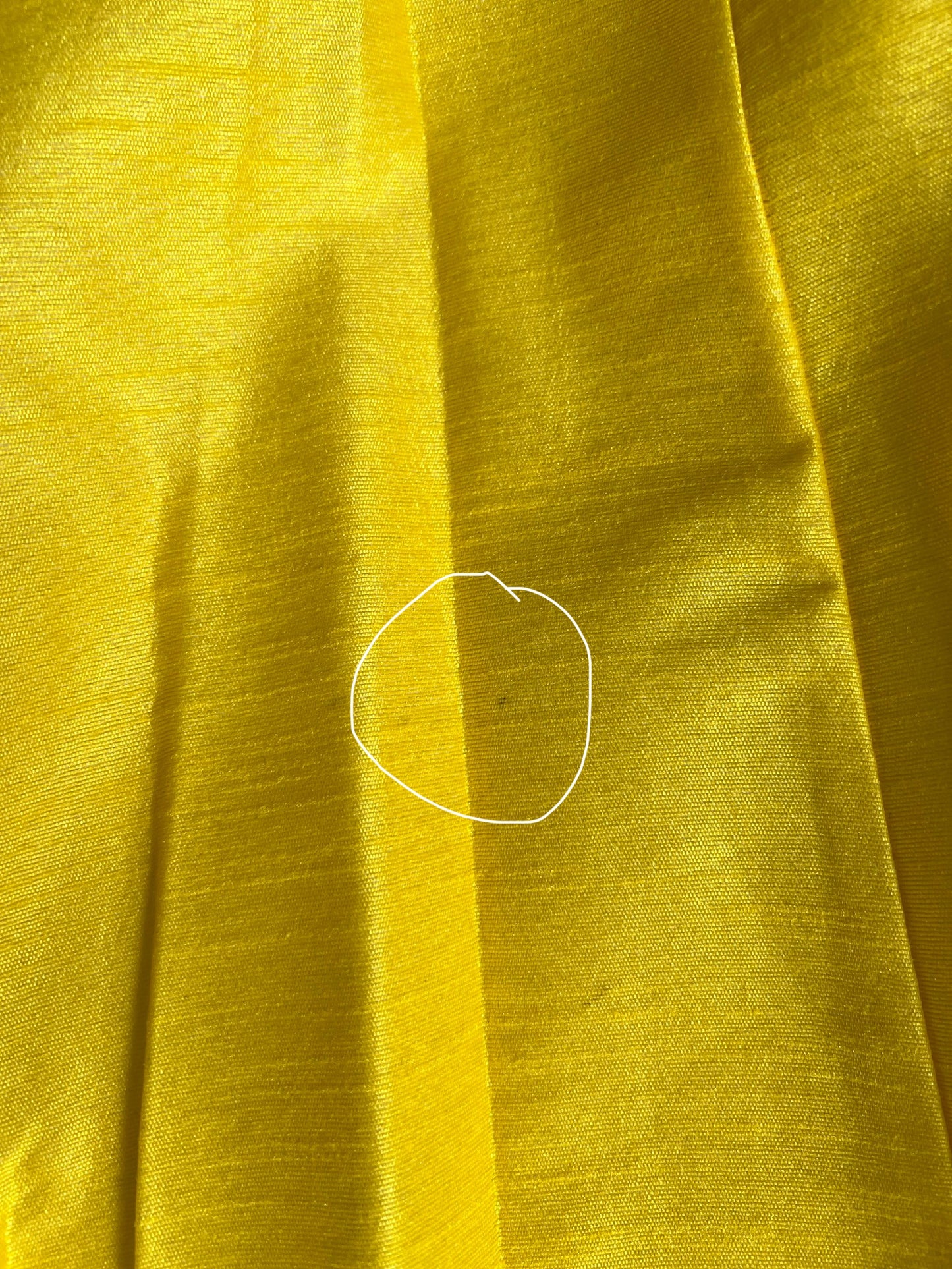 Imperfect Cancan Skirt - Yellow (Waist 36" Length 36")