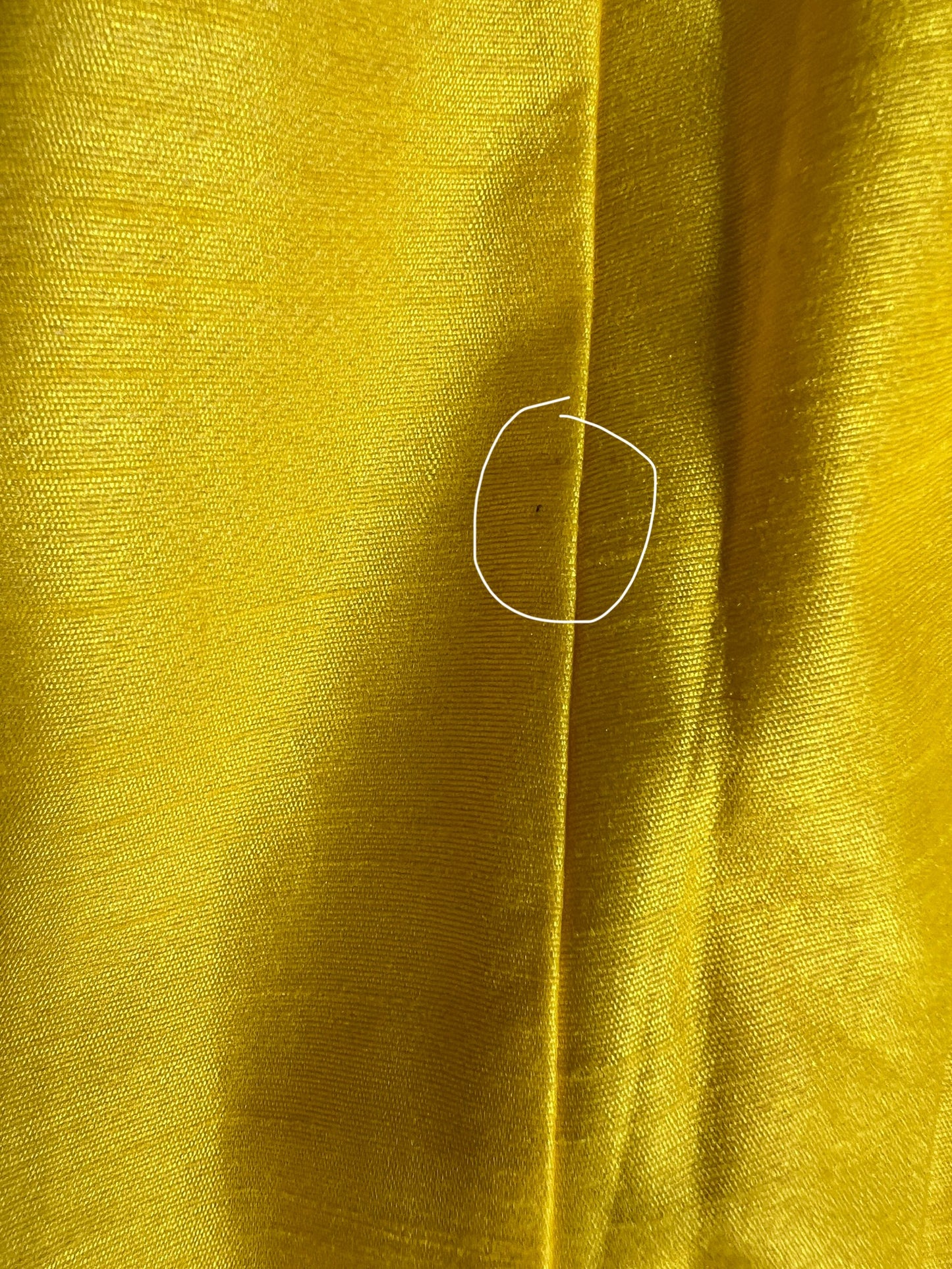 Imperfect Cancan Skirt - Yellow (Waist 36" Length 36")