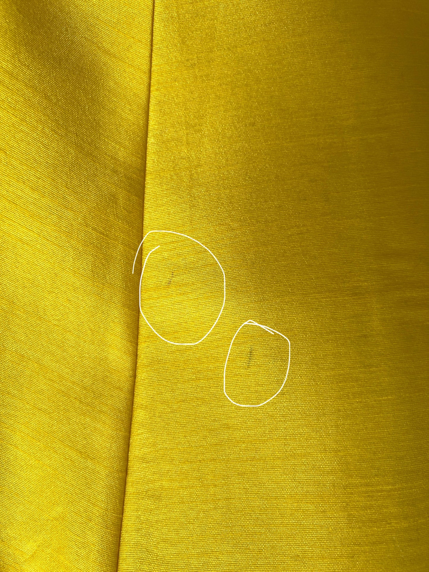 Imperfect Cancan Skirt - Yellow (Waist 36" Length 36")