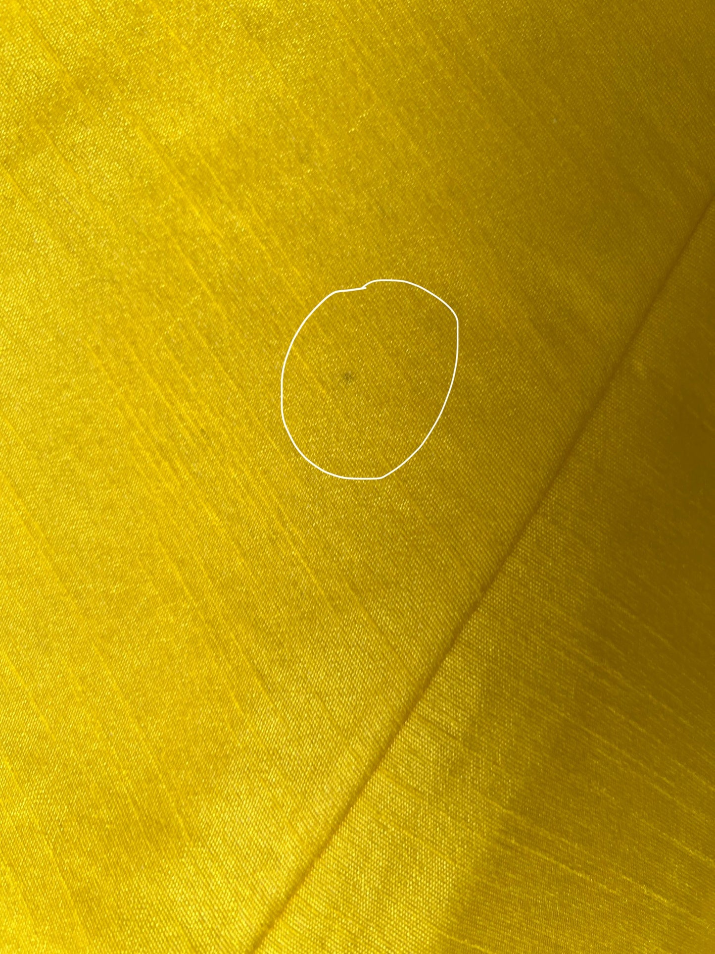 Imperfect Cancan Skirt - Yellow (Waist 36" Length 36")