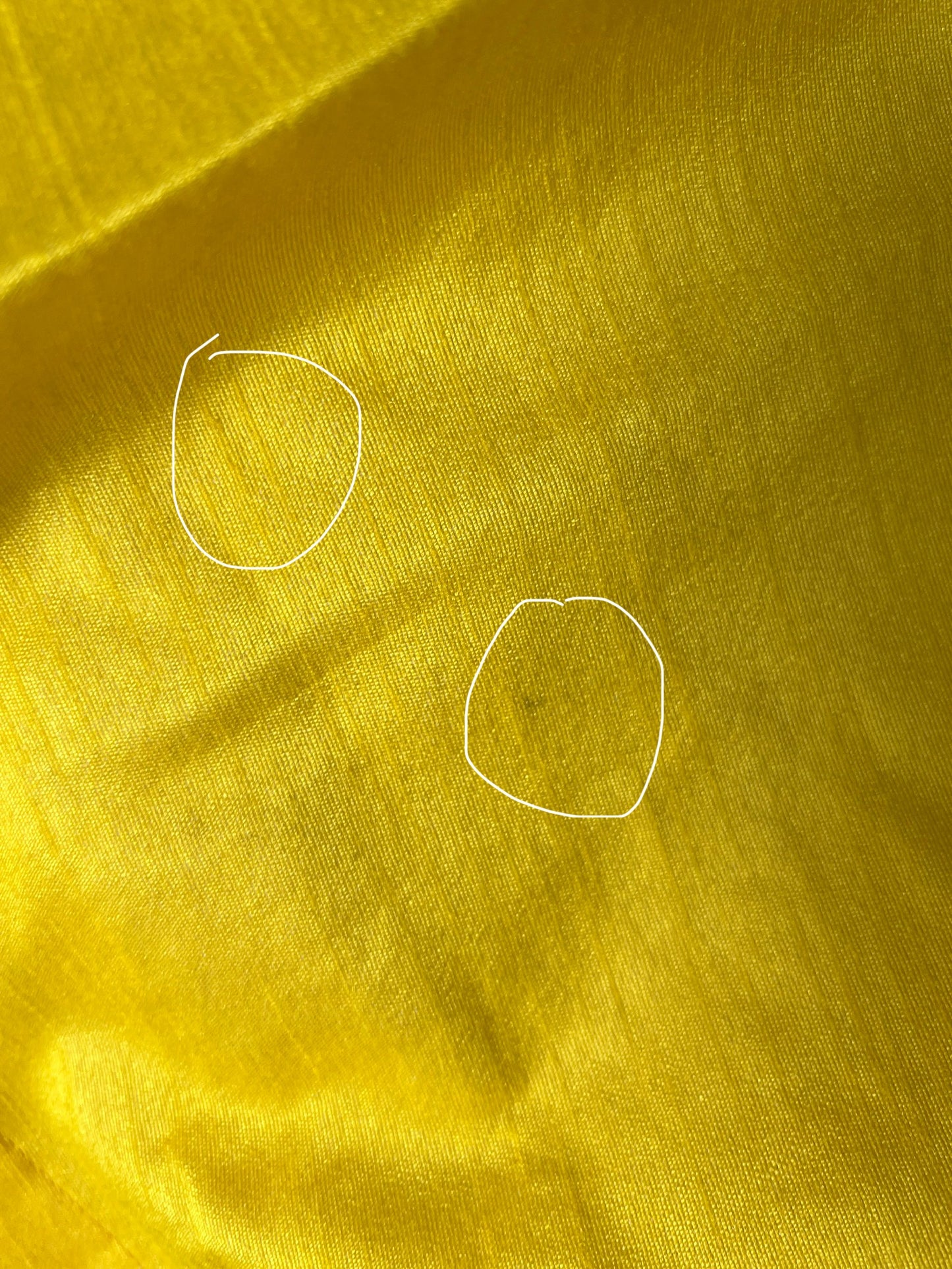 Imperfect Cancan Skirt - Yellow (Waist 36" Length 36")