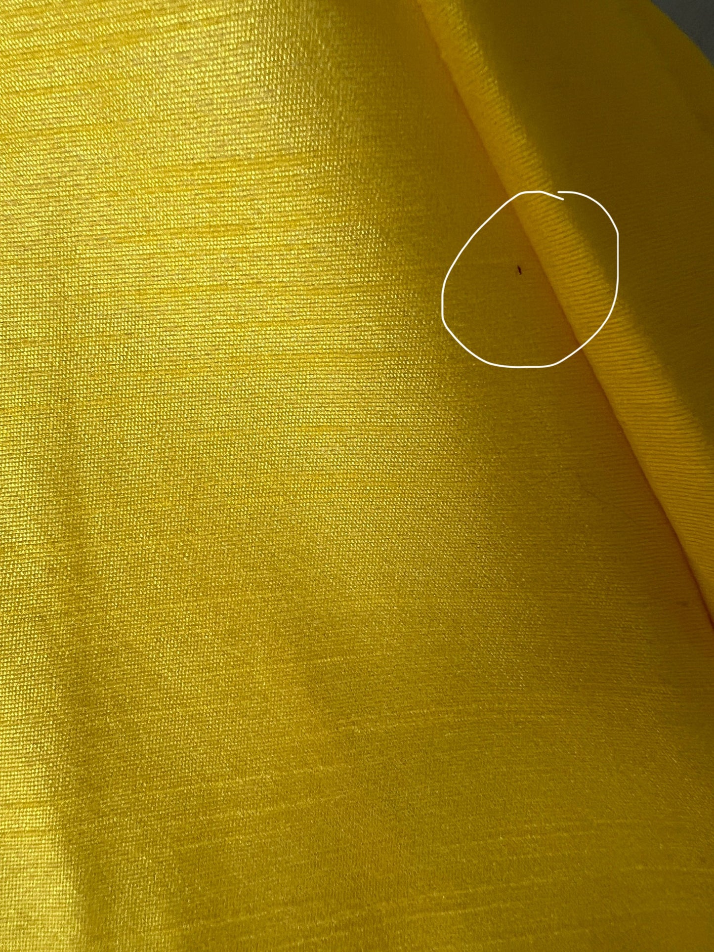 Imperfect Cancan Skirt - Yellow (Waist 36" Length 36")