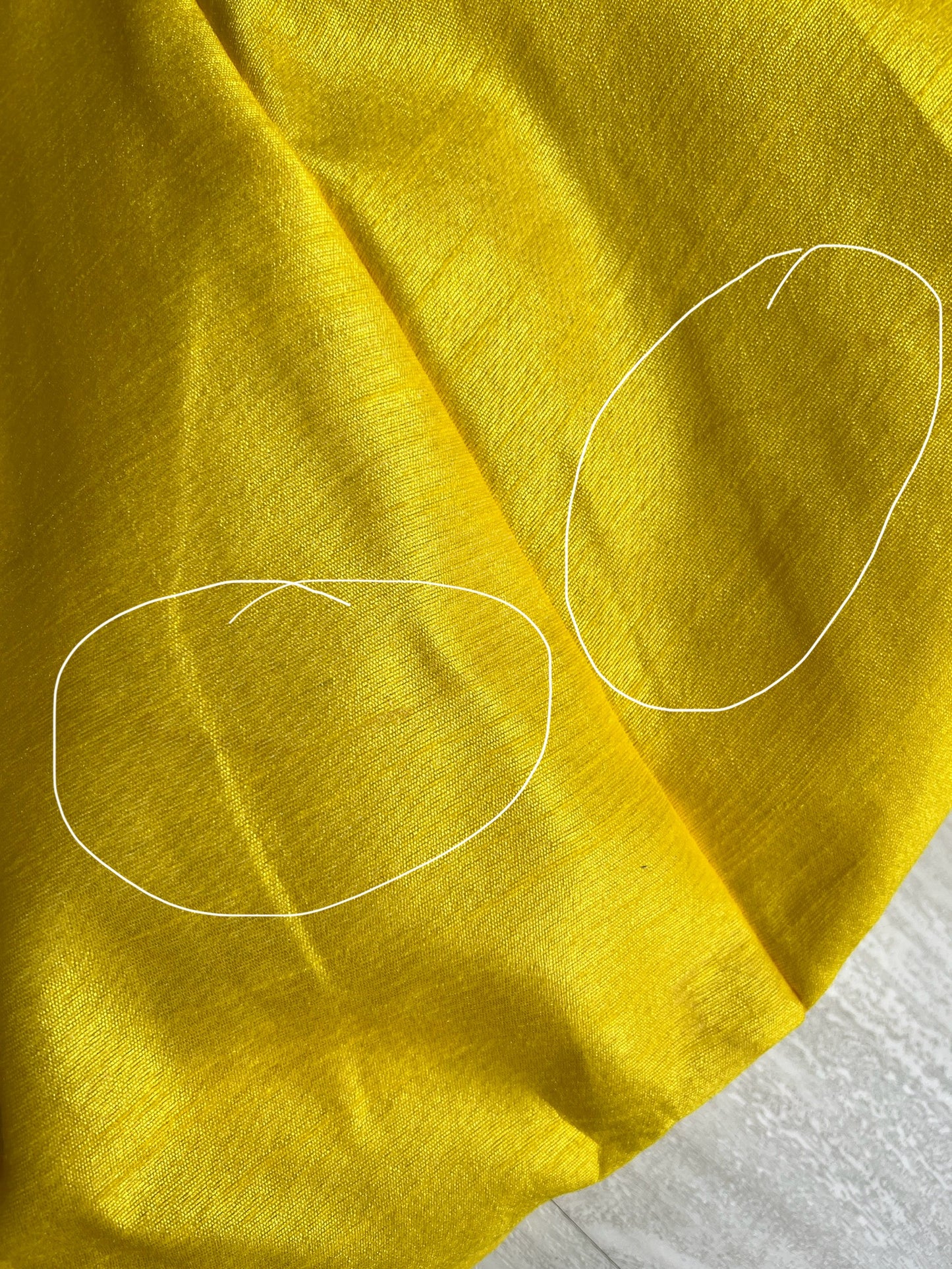 Imperfect Cancan Skirt - Yellow (Waist 36" Length 39")