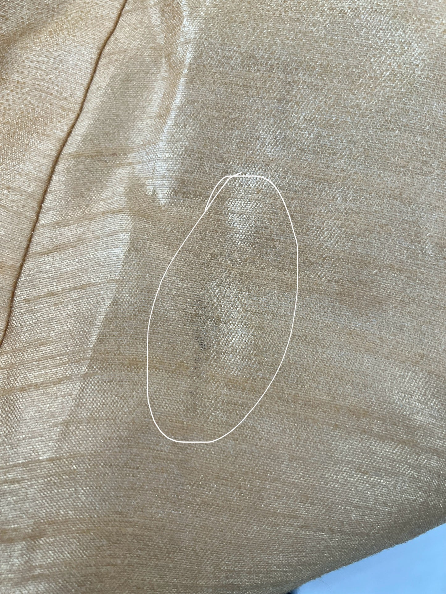 Imperfect Cancan Skirt - Gold (Waist 36" Length 36")