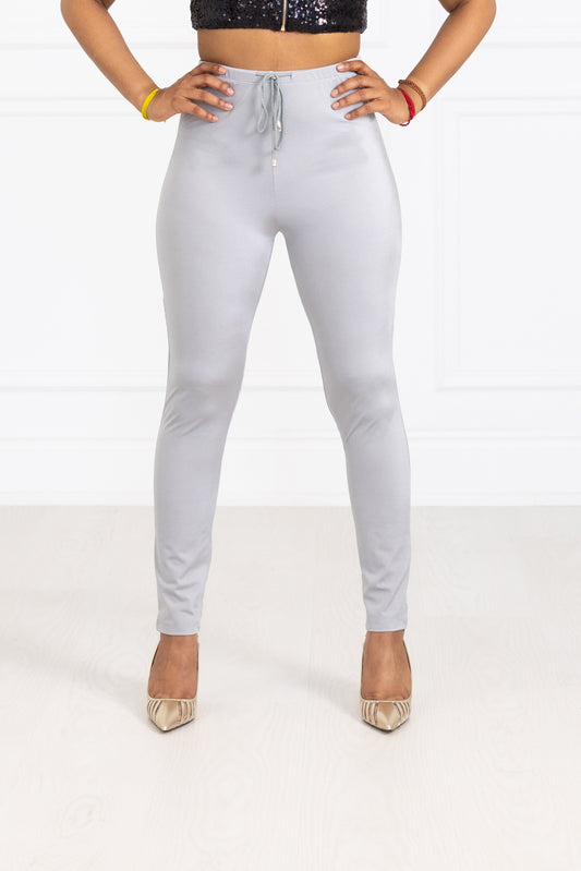 Silver Silhouette Pants