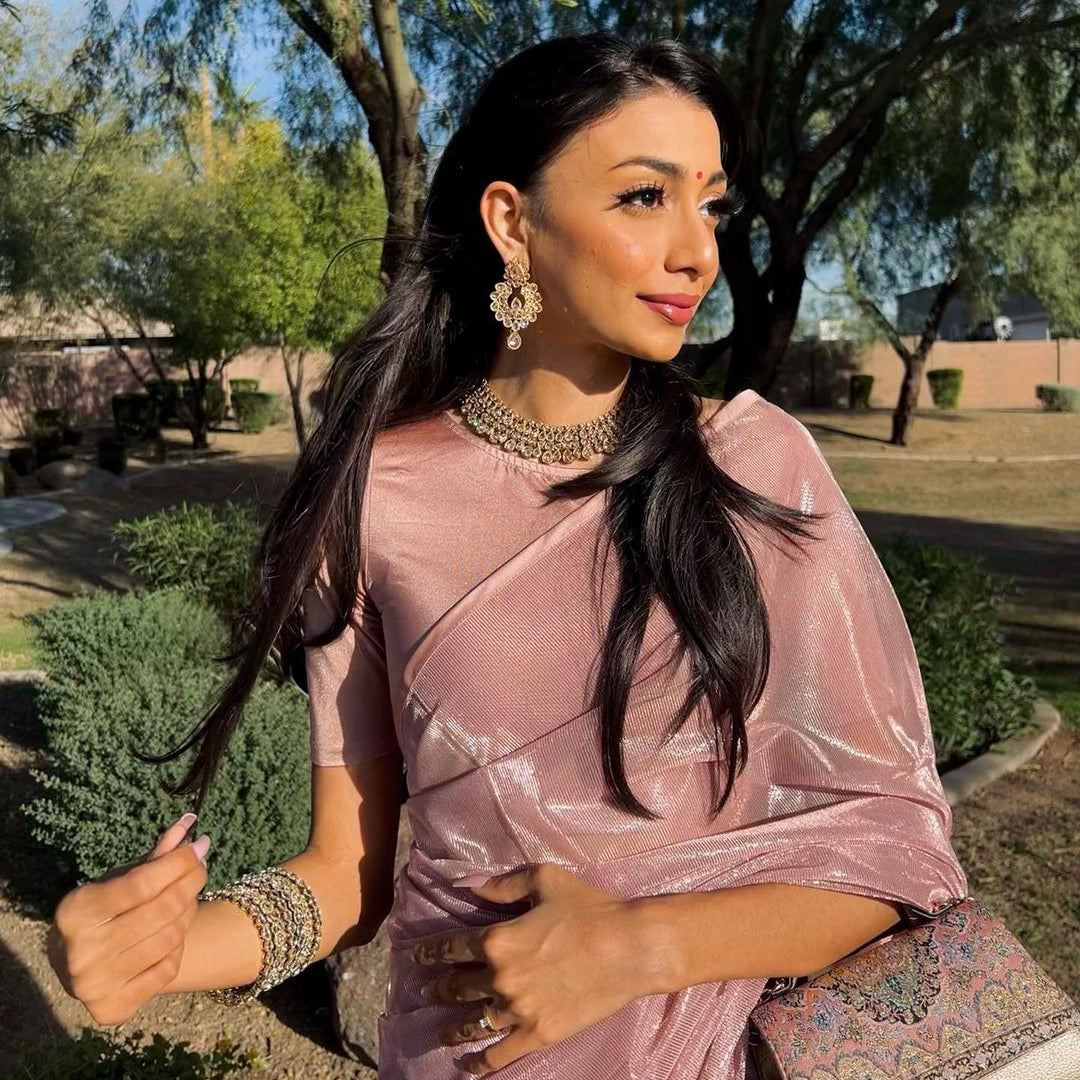 Dusty Rose Off One Shoulder Luxe Blouse