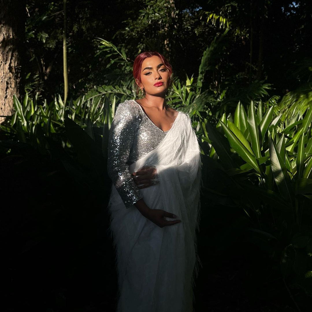 Silver Anna Crop Top