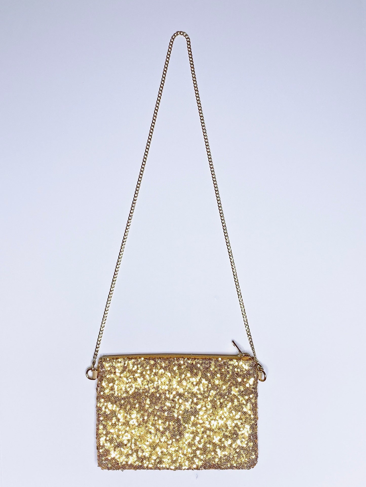 Sequin Clutch + Waist Chain